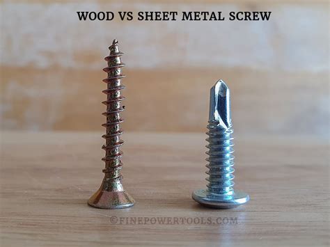 can you use sheet metal screws in wood|sheet metal screw vs machine.